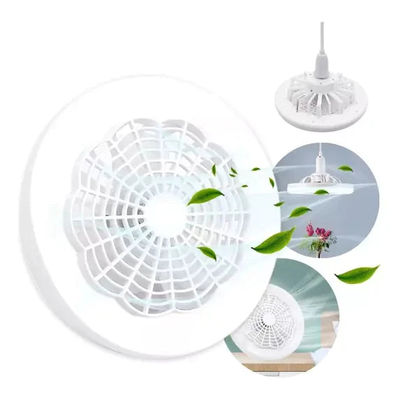 LUMINARIA LED 2 EN 1 CON VENTILADOR SMART